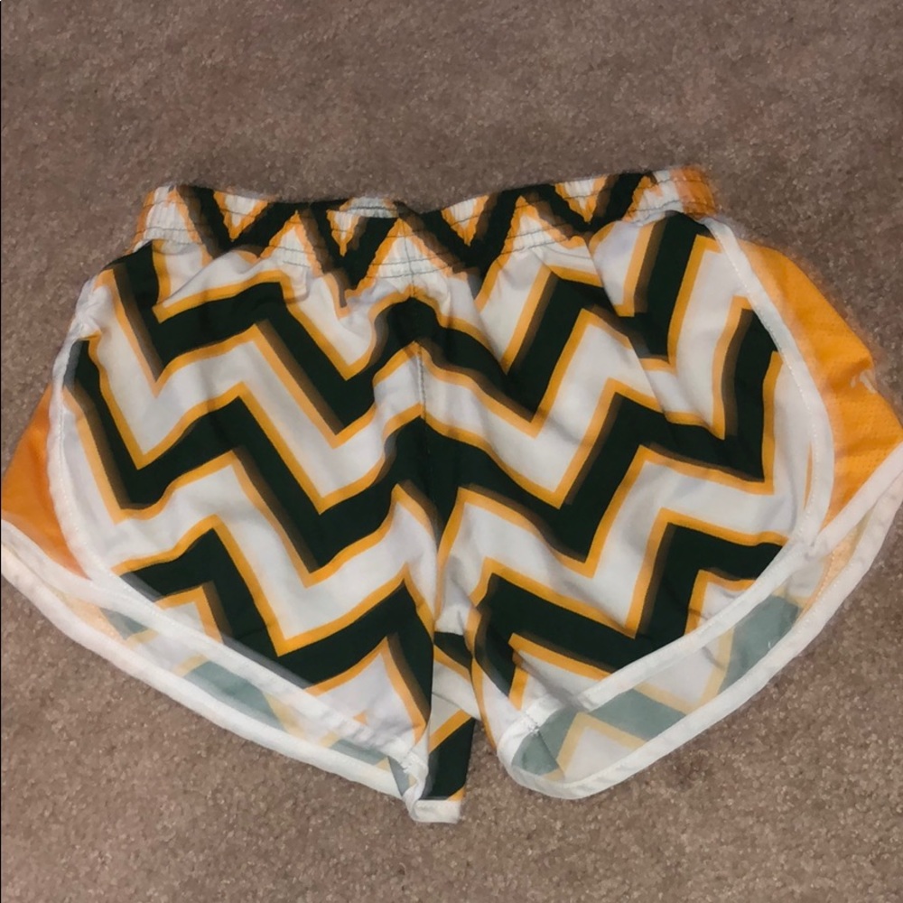 Cheer/athletic shorts. Chevron.